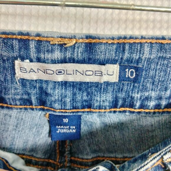 Bandolinoblu Denim Bermuda Length shorts size 10 - Picture 7 of 8